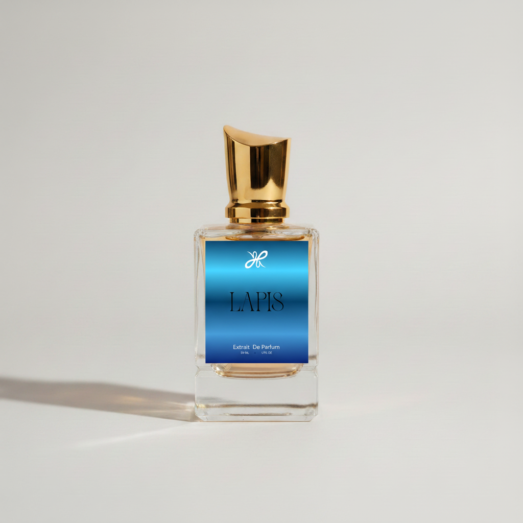 Lapis Label on Bottle