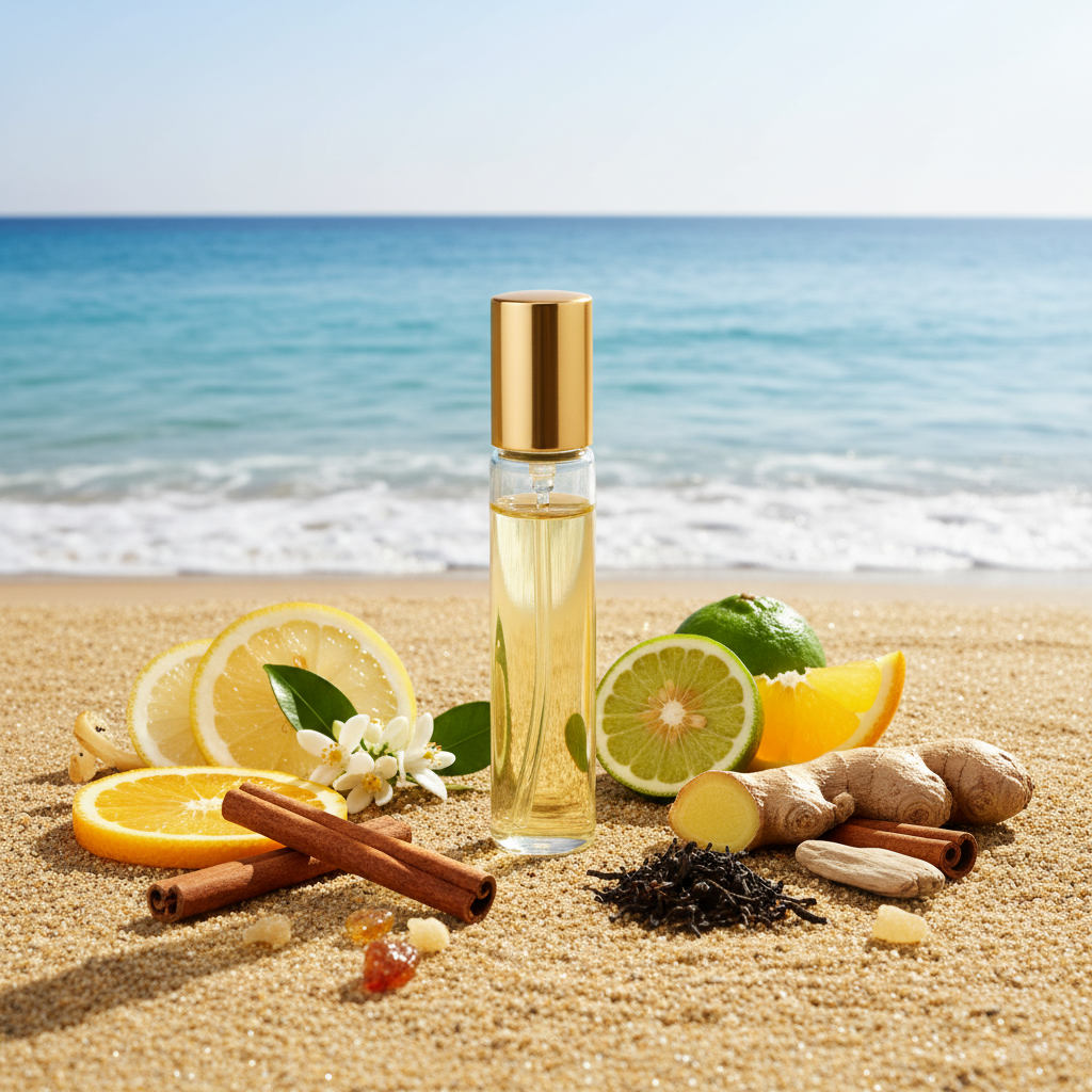 Breeze 10ml Fragrance Bottle on Beach
