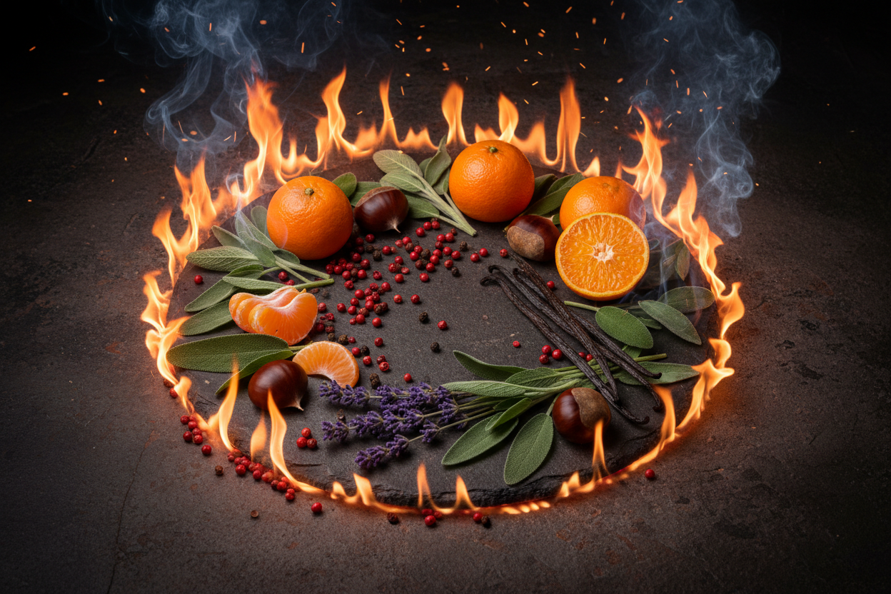 Ember Fragrance Notes - Ingredients Only