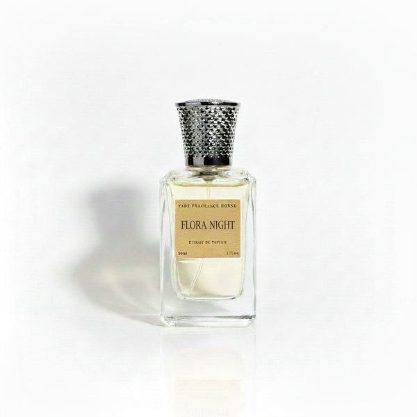 Flora Night fragrance label