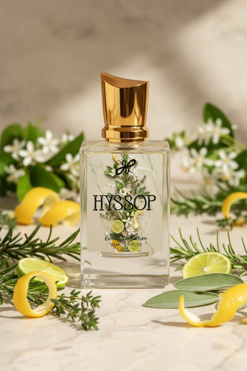 Hyssop Bottle with Exact Label